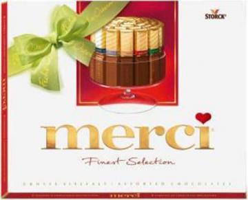 Набор молочного шоколада "Мерси ассорти"