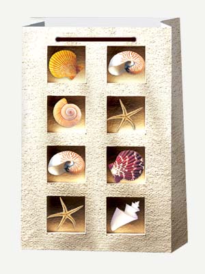 Подарочный пакет Ракушки