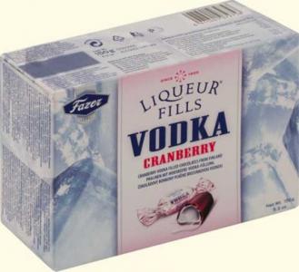 Конфеты Fazer "Liquer Fills" с начинкой из ликёра.