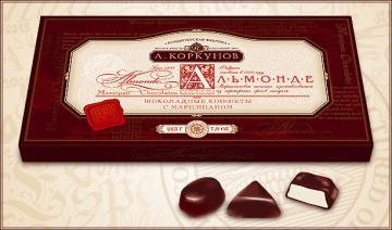 Шоколадные конфеты Коркунов "Альмонде"